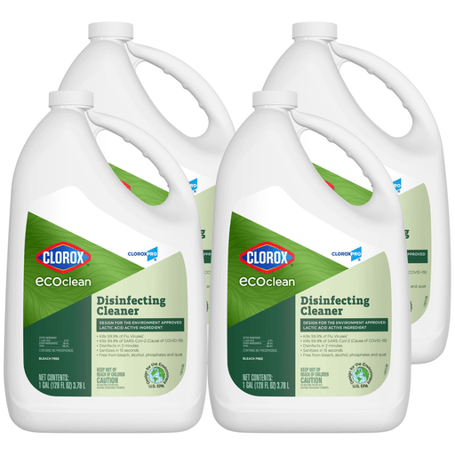 CLOROX ECOCLEAN DISINFECTANT CLEANEREcoClean Disinfecting Cleaner, 128 oz, 4/cs | Quantity - 1x CS