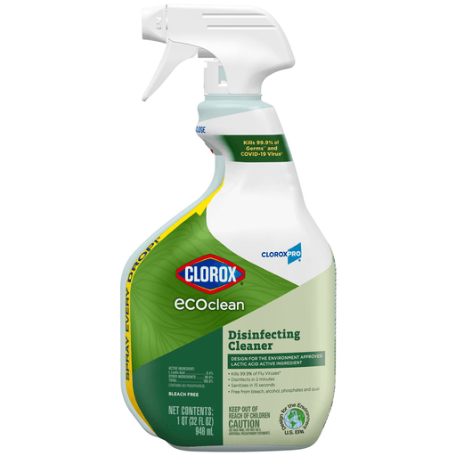 CLOROX ECOCLEAN DISINFECTANT CLEANEREcoClean Disinfecting Cleaner, 32 oz, 9/cs | Quantity - 1x CS