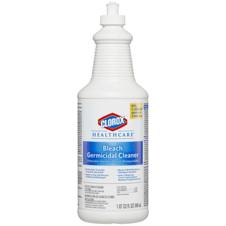 CLOROX HEALTHCARE BLEACH GERMICIDAL CLEANERS - Clorox Healthcare Bleach Germicidal Cleaner Pull-Top, 32 fl oz, 6/cs (Continental US Only) | Quantity - 1x CS