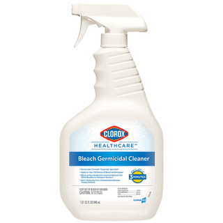 CLOROX HEALTHCARE BLEACH GERMICIDAL CLEANERS - Clorox Healthcare Bleach Germicidal Cleaner Spray, 32 oz, 6/cs (60 cs/plt) (Continental US Only) | Quantity - 1x CS