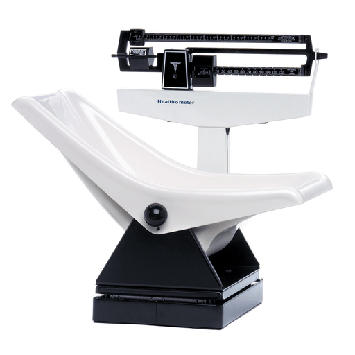 PELSTAR/HEALTH O METER PROFESSIONAL SCALE - PEDIATRIC BEAM SCALES - Mechanical Scale, Pediatric, Capacity: 130 lb/65 kg, Seat Dimensions: 24" x 14"  x 18" (DROP SHIP ONLY) | Quantity - 1x EA
