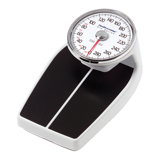 PELSTAR/HEALTH O METER PROFESSIONAL SCALE - HOME CARE LARGE RAISED DIAL - LARGE PLATFORM SCALES - Mechanical Floor Scale, 400 lb Capacity, 12" x 11" x 3" Platform Dimension (DROP SHIP ONLY) | Quantity - 1x EA