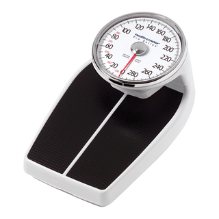 PELSTAR/HEALTH O METER PROFESSIONAL SCALE - HOME CARE LARGE RAISED DIAL - LARGE PLATFORM SCALES - Mechanical Floor Scale, Capacity: 400 lbs, Platform Dimension: 12" x 11" x 3", 2/cs (DROP SHIP ONLY) | Quantity - 1x CS