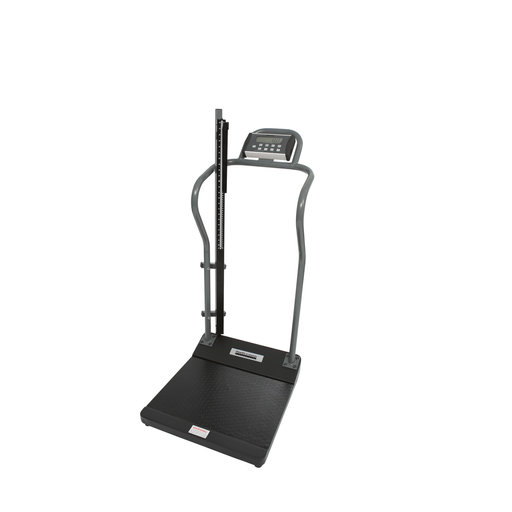PELSTAR/HEALTH O METER PROFESSIONAL SCALE - ANTIMICROBIAL SCALES - Antimicrobial Digital Platform Scale with Height Rod, KL Only, Assembled, 100-240V Adapter (Included) or 6 D Batteries (not included) (DROP SHIP ONLY) | Quantity - 1x EA