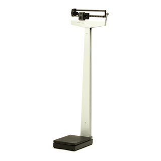 PELSTAR/HEALTH O METER PROFESSIONAL SCALE - PHYSICIAN BALANCE BEAM SCALES - Mechanical Beam Scale, 390 lb/180 kg Capacity, Platform Dimension 10" x 14" x 3" (DROP SHIP ONLY) | Quantity - 1x EA