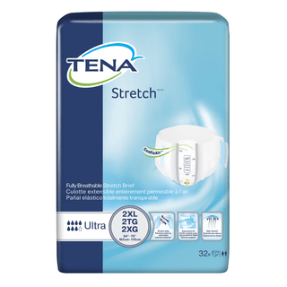 ESSITY HMS TENA STRETCH BRIEFS - Ultra Briefs, 2X-Large, 64" -70" Hip Size, Gray, 32/pk, 2 pk/cs (35 cs/plt) | Quantity - 1x CS