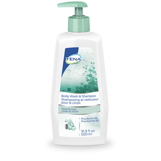 ESSITY HMS TENA BODY WASH & SHAMPOO - Body Wash & Shampoo, 16.9 fl oz Pump Bottle, 10/cs (Continental US Only) | Quantity - 1x CS