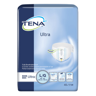 ESSITY HMS TENA ULTRA BRIEF - ProSkin Ultra Briefs, Large, 48" - 59" Hip Size, Blue, 40/pk, 2 pk/cs (Continental US Only) | Quantity - 1x CS