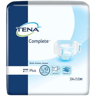 ESSITY HMS TENA COMPLETE BRIEFS - Brief, Large, 40" - 56" Hip Size, Blue, 24/pk, 3 pk/cs (Part Number Change Coming Soon) | Quantity - 1x CS