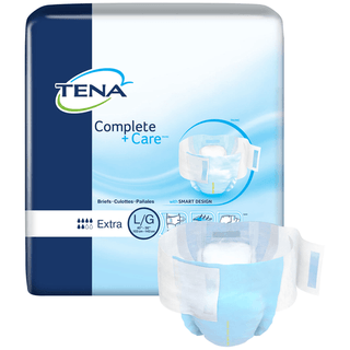 ESSITY HMS TENA COMPLETE +CARE BRIEFS - Brief, Large, 40" - 56" Hip Size, Blue, 24/pk, 3 pk/cs (Continental US Only) (Part Number Change Coming Soon) | Quantity - 1x CS