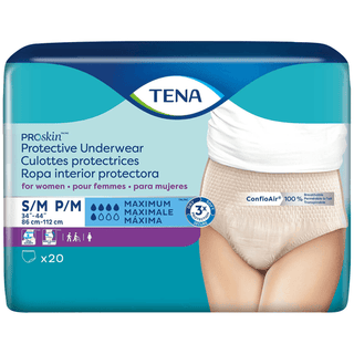 ESSITY HMS TENA PROSKIN UNDERWEAR - Protective Underwear, Men, Large, 45" - 58" Hip Size, Grey, 18/pk, 4 pk/cs (Continental US Only) | Quantity - 1x CS