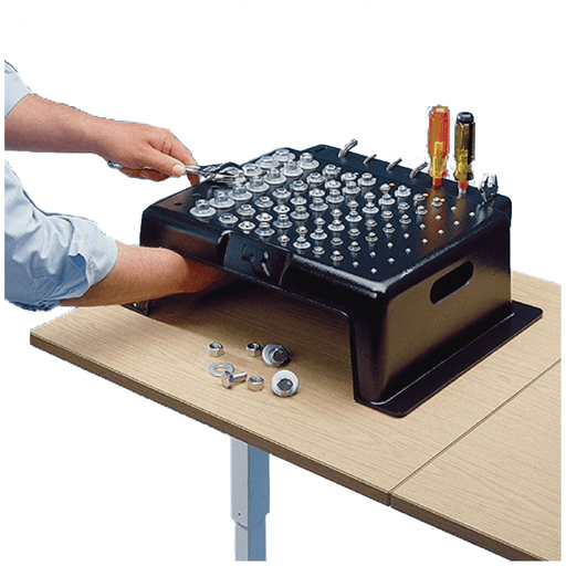 PERFORMANCE HEALTH ROLYAN WORK BENCHWork Bench, 19" x 15" x 6", Heavy-Duty Plastic, Black | Quantity - 1x EA