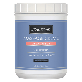PERFORMANCE HEALTH BON VITAL DEEP TISSUE MASSAGE LOTION & CRME - Deep Tissue Massage Creme, 0.5 Gallon Jar, 6/cs (Cannot be sold to retail outlets and/ or Amazon) (US Only) | Quantity - 1x CS