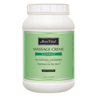 PERFORMANCE HEALTH BON VITAL NATURALE' MASSAGE PRODUCTS - Naturale' Massage Creme, 1 Gallon Jar, 4/cs (48 cs/plt) (Cannot be sold to retail outlets and/ or Amazon)  (Part Number Change COMING SOON) | Quantity - 1x CS