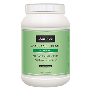 PERFORMANCE HEALTH BON VITAL NATURALE' MASSAGE PRODUCTS - Naturale' Massage Creme, 1 Gallon Jar, 4/cs (48 cs/plt) (Cannot be sold to retail outlets and/ or Amazon) (US Only) (To Be DISCONTINUED) | Quantity - 1x CS