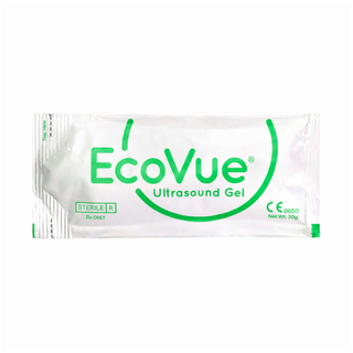 HR ECOVUE ULTRASOUND GEL - EcoVue High-Viscosity Ultrasound Gel, 20g Packet, Sterile, 100/bx, 4bx/cs | Quantity - 1x CS