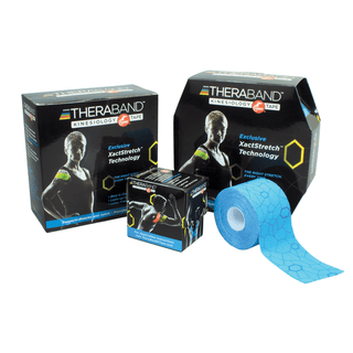 PERFORMANCE HEALTH THERABAND KINESIOLOGY TAPE - Kinesiology Tape, Bulk Continuous Roll, Large Dispenser Box, 2" x 103.3ft, Blue/ Blue Print, Latex-Free, 6/cs (091284)  (Part Number Change COMING SOON) | Quantity - 1x CS