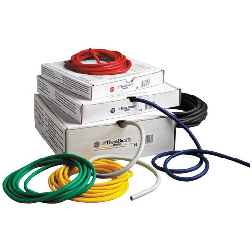 PERFORMANCE HEALTH THERABAND PROFESSIONAL RESISTANCE TUBING - Resistance Tubing, Light (Yellow, Red & Green), 5 ft Cut Lengths in Retail Clam-Shell Packaging, 12 ea/cs  (Part Number Change COMING SOON) | Quantity - 1x CS
