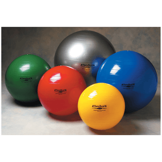 PERFORMANCE HEALTH EXERCISE BALLS - Standard Exercise Ball, 45cm / Yellow, For Body Height 4'7"-5'0" (140-153cm), Bulk Case Pks of 10 Balls in Poly-bags with 10 Instructional Poster, 10 ea/cs (020873) (US Only) | Quantity - 1x CS