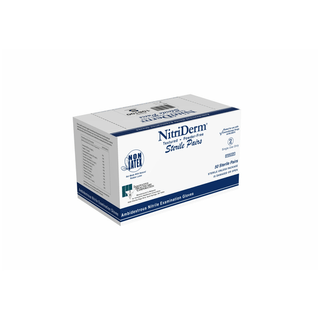 INNOVATIVE NITRIDERM STERILE POWDER-FREE NITRILE EXAM GLOVES - Gloves, Exam, Small, Nitrile, Chemo,  Sterile, PF, Singles, Extended Cuff, 100/bx, 4 bx/cs | Quantity - 1x CS