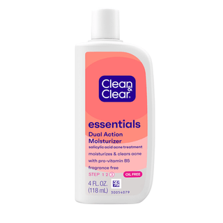 KENVUE CLEAN & CLEAR FACIAL CARE - Dual Action Moisturizer, Oil Free, 4 fl oz, 3/bx, 8 bx/cs (Pricing Subject to Change without Prior Notification) | Quantity - 1x CS