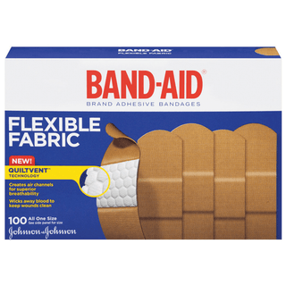 KENVUE BAND-AID FLEXIBLE FABRIC ADHESIVE BANDAGES - Adhesive Bandage Strip, 1" x 3", 100/bx, 12 bx/cs (96 cs/plt) (Continental US+HI Only) (Pricing Subject to Change without Prior Notification) | Quantity - 1x CS