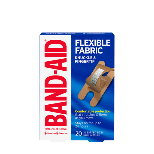KENVUE BAND-AID FLEXIBLE FABRIC ADHESIVE BANDAGES - All One Size Flexible Fabric Adhesive Bandages, 30/bx, 24 bx/cs (Pricing Subject to Change without Prior Notification) | Quantity - 1x CS