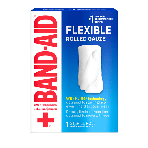 KENVUE BAND-AID FIRST AID GAUZE - Rolled Gauze, 2" x 2-1/2 yds, Sterile, 48/cs (Pricing Subject to Change without Prior Notification) | Quantity - 1x CS