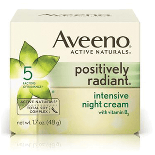 KENVUE AVEENO SKIN MOISTURIZERS - Positively Radiant Intensive Night Cream w/Vitamin B3, 1.7oz, 3/bx, 4bx/cs (Continental US+HI Only) (Pricing Subject to Change without Prior Notification) | Quantity - 1x CS