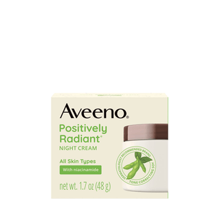 KENVUE AVEENO SKIN MOISTURIZERS - Positively Radiant Intensive Night Cream w/Vitamin B3, 1.7oz, 3/bx, 4bx/cs (Pricing Subject to Change without Prior Notification) | Quantity - 1x CS