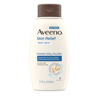 KENVUE AVEENO BODY WASH - Body Wash, Aveeno Skin Relief, 12 fl oz, Fragrance Free, 12/cs (Pricing Subject to Change without Prior Notification) | Quantity - 1x CS