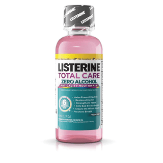 J&J LISTERINE TOTAL CARE ZERO - Listerine Total Care Zero Mouthwash, Alcohol Free, Fresh Mint, 95mL (3.2 oz), 24/cs (Continental US+HI Only)  | Quantity - 1x CS