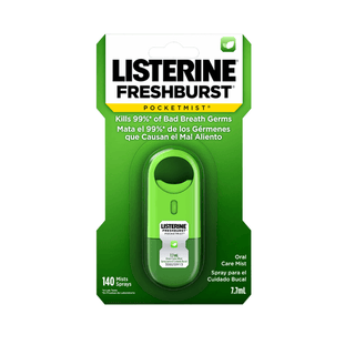 KENVUE CONSUMER LISTERINE POCKETMIST ORAL CARE MIST - Pocketmist Oral Care Mist, Cool Mint, 2 - 7.7 ml (Backend/Peggable), 2 ct, 36/cs (Pricing Subject to Change without Prior Notification) | Quantity - 1x CS