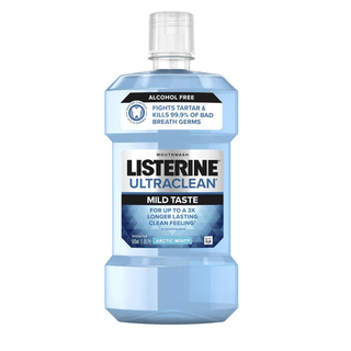 KENVUE LISTERINE ZERO ALCOHOL MOUTHWASH - Listerine Ultra Clean Mouthwash, Zero Alcohol, Arctic Mint, 500ml, 6/cs (Continental US+HI Only) (Pricing Subject to Change without Prior Notification) | Quantity - 1x CS