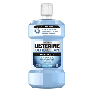 KENVUE LISTERINE ZERO ALCOHOL MOUTHWASH - Listerine Ultra Clean Mouthwash, Zero Alcohol, Arctic Mint, 500ml, 6/cs (Continental US+HI Only) (Pricing Subject to Change without Prior Notification) | Quantity - 1x CS