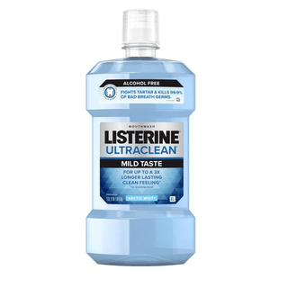 KENVUE LISTERINE ZERO ALCOHOL MOUTHWASH - Listerine Ultra Clean Mouthwash, Zero Alcohol, Arctic Mint, 1L, 6/cs (Continental US+HI Only) (Pricing Subject to Change without Prior Notification) | Quantity - 1x CS