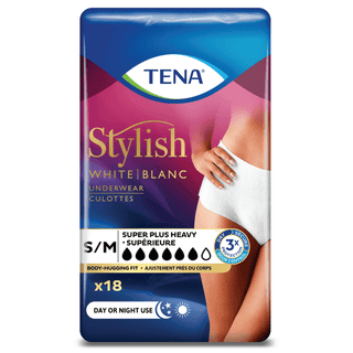 KENVUE SERENITY INCONTINENCE PADS & PANTILINERS - Women Super Plus Underwear, Small/ Medium, 18ct, 4/cs (Pricing Subject to Change without Prior Notification) | Quantity - 1x CS