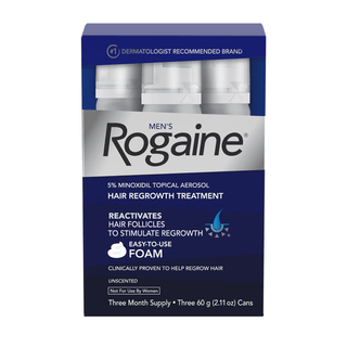 KENVUE ROGAINE HAIR REGROWTH TREATMENT - Men's Rogaine Hair Regrowth Treatment, Foam, 5% Minoxidil Topical Aerosol, 3 Month Supply, Unscented, 2.11  oz. Can, 3/bx, 6 bx/cs (Pricing Subject to Change without Prior Notification) | Quantity - 1x CS