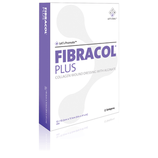 SOLVENTUM ACELITY FIBRACOL COLLAGEN-ALGINATE WOUND DRESSING - Wound Dressing, 4" x 4 3/8", 12/bx, 6 bx/cs (Continental US+HI Only) | Quantity - 1x CS