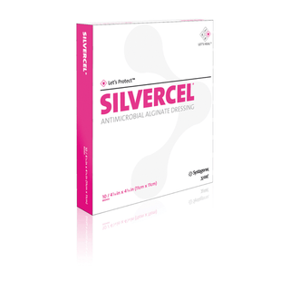 SOLVENTUM ACELITY SILVERCEL NON-ADHERENT ANTIMICROBIAL ALGINATE DRESSING - Dressing, 2" x 2", Sterile, 10/bx, 5 bx/cs (Continental US+HI Only) | Quantity - 1x CS