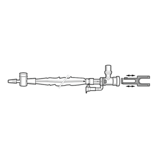 AIRLIFE BALLARD CLOSED SUCTION SYSTEM - Ballard Turbo Closed Suction Adult, 14FR, DSE, Orange, 20/cs (US Only) | Quantity - 1x CS