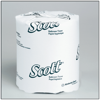 KIMBERLY-CLARK BATHROOM TISSUE - Scott Standard Roll Bathroom Tissue, 1-Ply, 1210 sheets/rl, 80 rl/cs (Products cannot be sold on Amazon.com or any other 3rd party site) (US Only) | Quantity - 1x CS