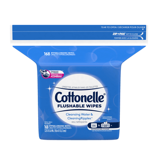 KIMBERLY-CLARK COTTONELLE MOIST WIPES - Cleansing Cloths, Flushable, Refill, 42 ct., 12/cs | Quantity - 1x CS