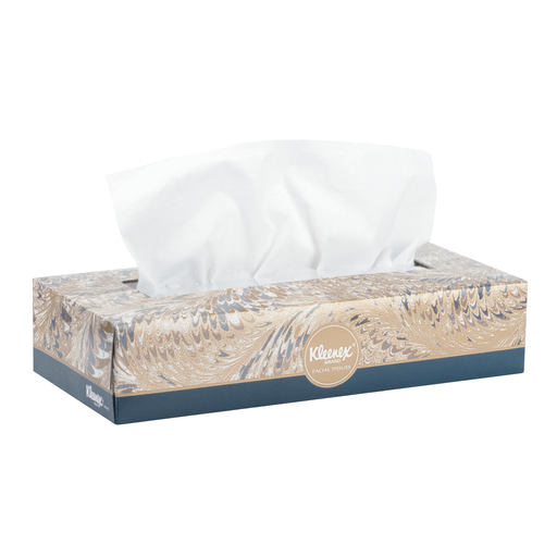 KIMBERLY-CLARK FACIAL TISSUEKleenex Tissue, White, 100/pkg, 36 pkg/cs (42 cs/plt) | Quantity - 1x CS