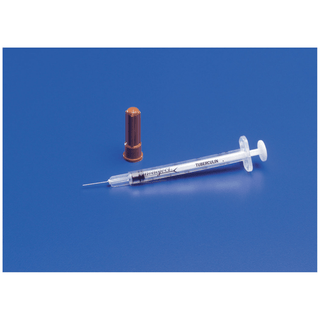 CARDINAL HEALTH MONOJECT 1ML LUER LOCK SYRINGES - Tuberculin (TB) Syringe Only, 1mL, Regular Tip, 100/bx, 5 bx/cs (Continental US Only) (Item on Manufacturer Backorder - Inventory Limited when Available) | Quantity - 1x CS