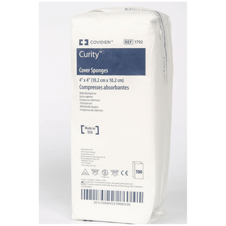CARDINAL HEALTH CURITY COVER SPONGESCover Sponge, Non-Sterile, Bulk, 4" x 4", 100/bg, 20 bg/cs | Quantity - 1x CS