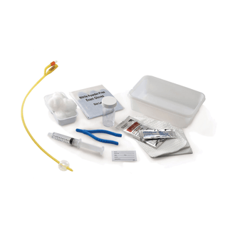 CARDINAL HEALTH CURITY UNIVERSAL CATHETERIZATION TRAY - Universal Catheterization Tray, Foley Latex Catheter, 16FR, 5cc Specimen Container, 20/cs (Continental US Only) | Quantity - 1x CS