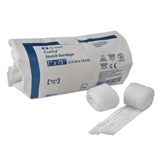 CARDINAL HEALTH CURITY STRETCH BANDAGES - Stretch Bandage, Sterile, 4" x 75" , 12/bx, 8 bx/cs (Continental US Only) | Quantity - 1x CS