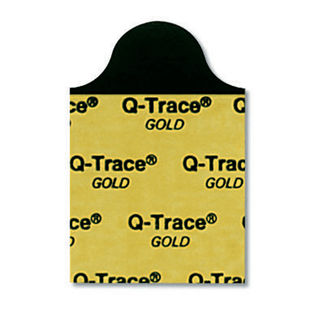 CARDINAL HEALTH RESTING ECG TAB ELECTRODES - ECG Electrode, Resting, 5500 Q-Trace Gold, 100/pk, 20 pk/cs  (300 cs/plt)(Continental US Only) | Quantity - 1x CS