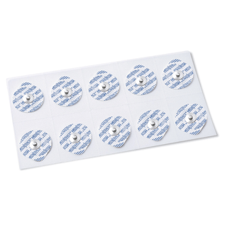 CARDINAL HEALTH 100 SERIES ECG ELECTRODES - ECG Electrode, Diagnostic, Snap, Foam, 10/sheet, 10 sheet/pk, 10 pk/cs (Continental US Only) | Quantity - 1x CS